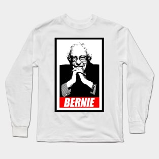 Bernie Sanders OBEY Parody Long Sleeve T-Shirt